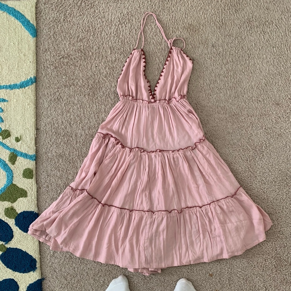 Exist rose gold brand new halter dress